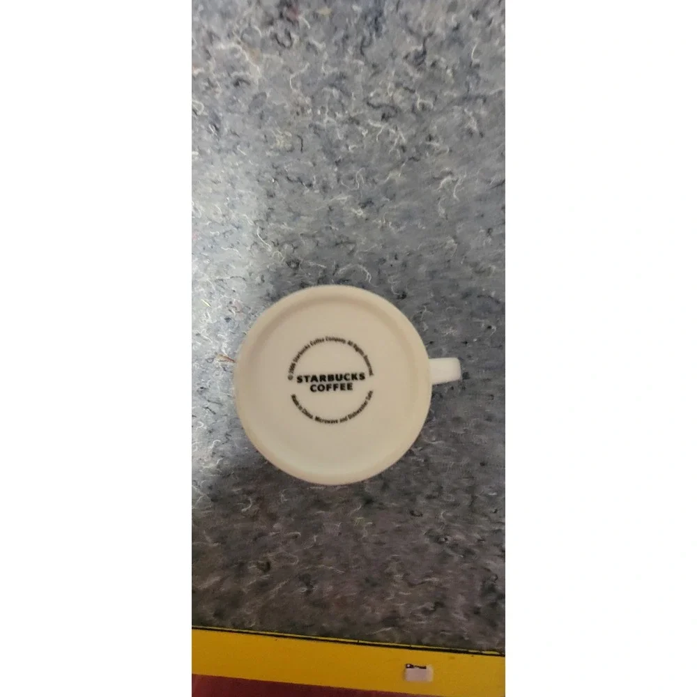 Starbucks 2006‎ Retro Coffee/Tea Mug Orange Inside Logo 2006